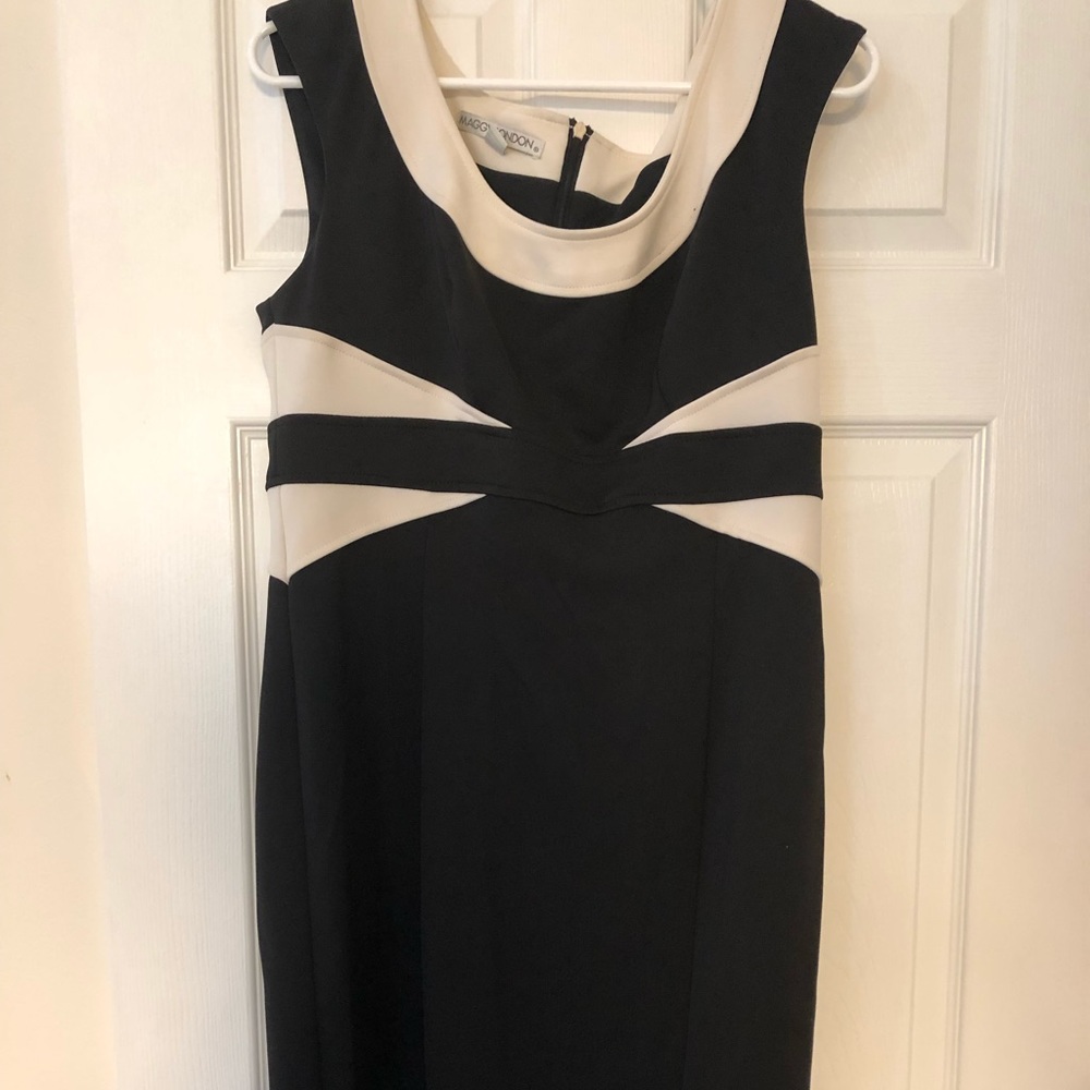 Black and white dress